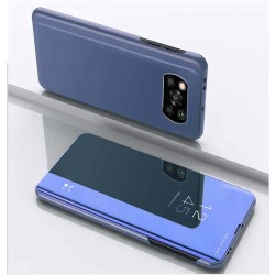 Funda Flip Cover Clear View para Xiaomi Mi 10T Lite color Azul