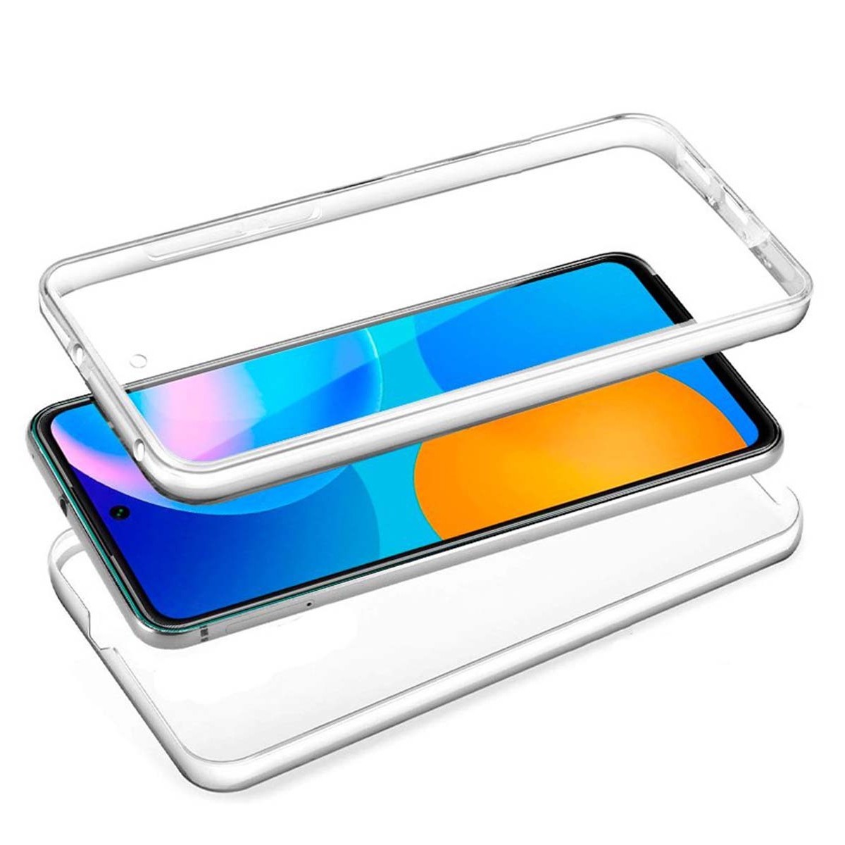 Funda Completa Transparente Pc + Tpu Full Body 360 para Huawei P Smart 2021