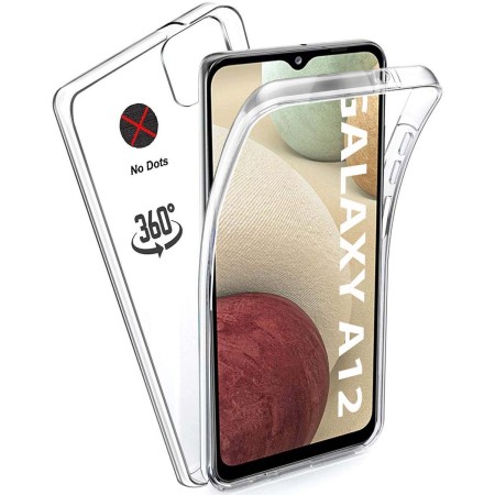 Funda Completa Transparente Pc + Tpu Full Body 360 para Samsung Galaxy A12 / M12