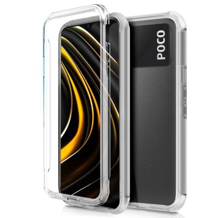 Funda Completa Transparente Pc + Tpu Full Body 360 para Xiaomi POCO M3