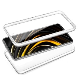 Funda Completa Transparente Pc + Tpu Full Body 360 para Xiaomi POCO M3 2