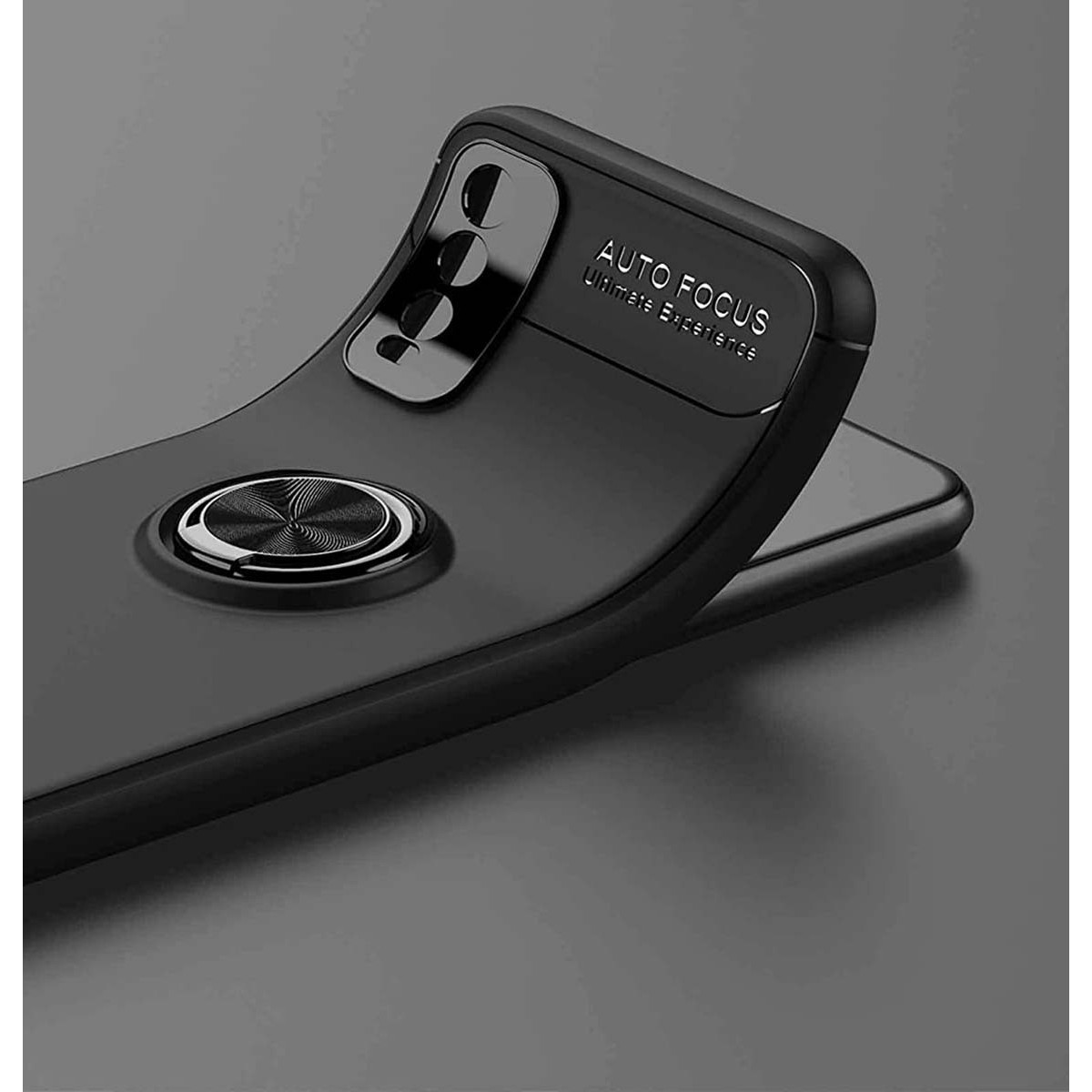 Funda Magnetica Soporte con Anillo Giratorio 360 para Vivo Y20s / Y11s Roja