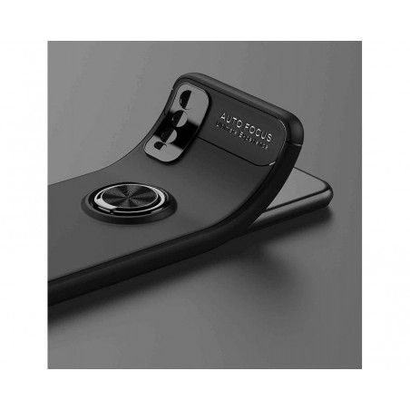 Funda Magnetica Soporte con Anillo Giratorio 360 para Vivo Y20s / Y11s Roja