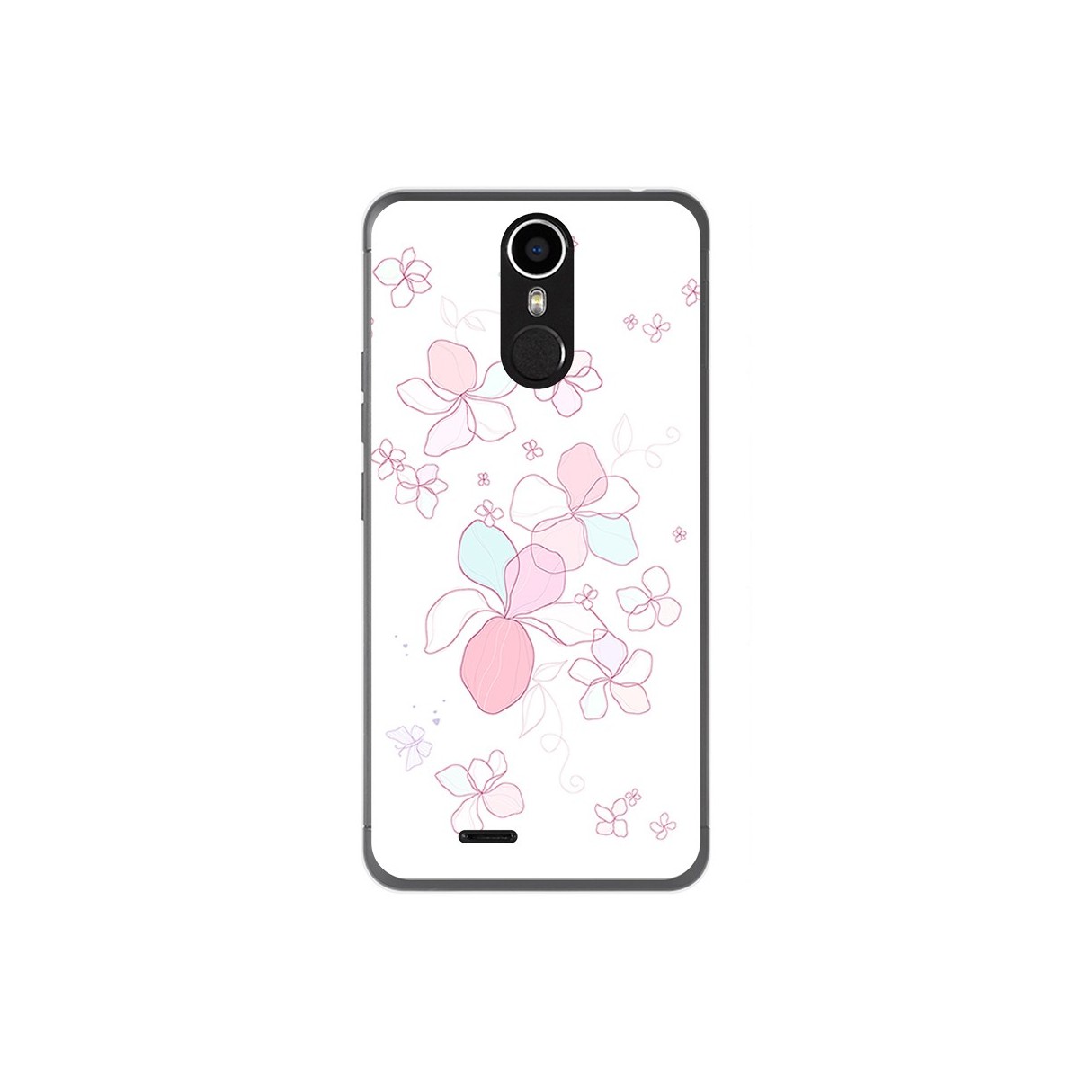Funda Gel Tpu para Ulefone Metal Diseño Flores Minimal Dibujos