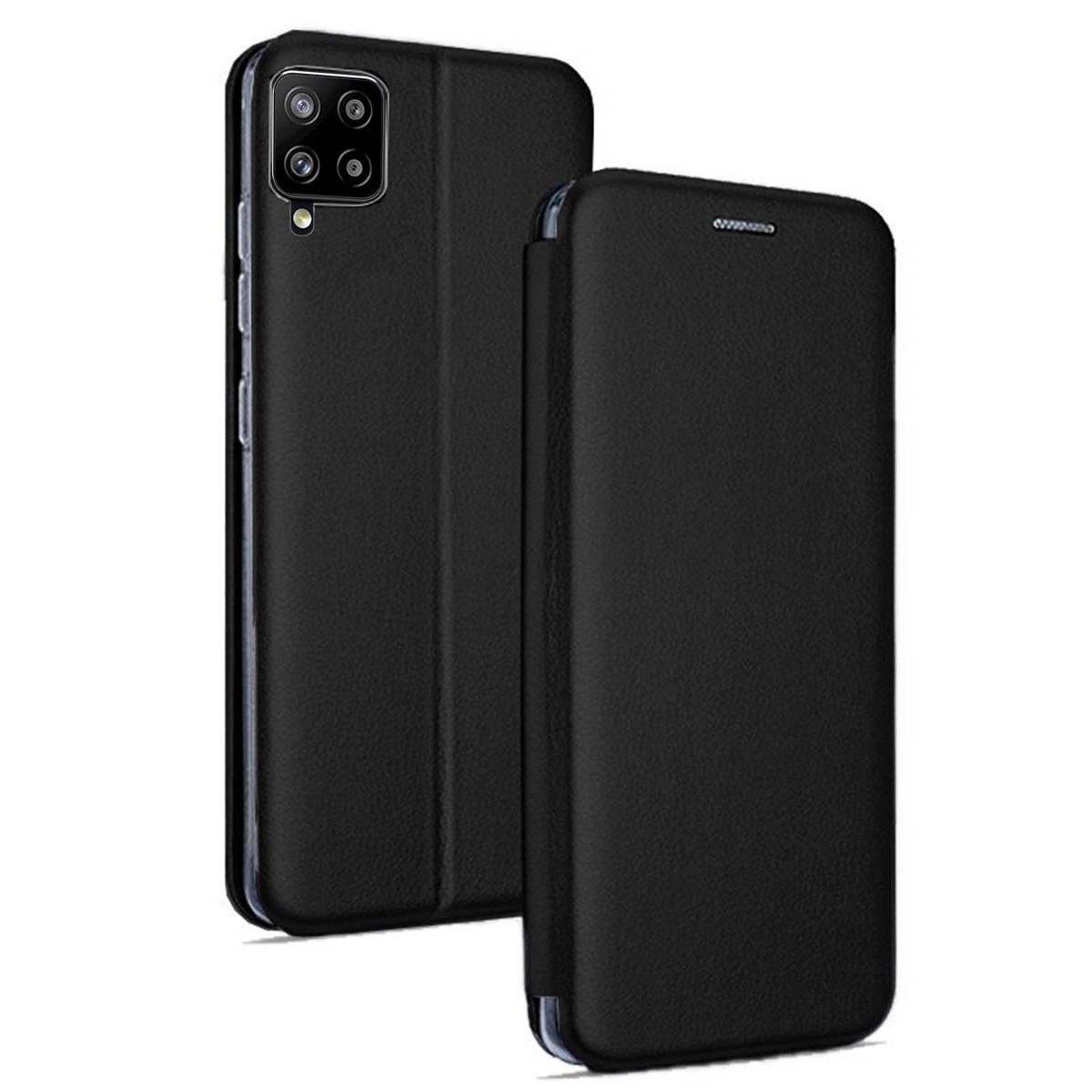 Funda Libro Soporte Magnética Elegance Negra para Samsung Galaxy A42 5G