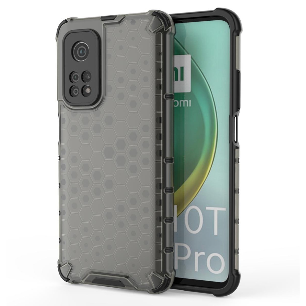 Funda Tipo Honeycomb Armor (Pc+Tpu) Negra para Xiaomi Mi 10T / MI 10T Pro