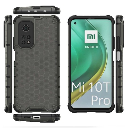 Funda Tipo Honeycomb Armor (Pc+Tpu) Negra para Xiaomi Mi 10T / MI 10T Pro
