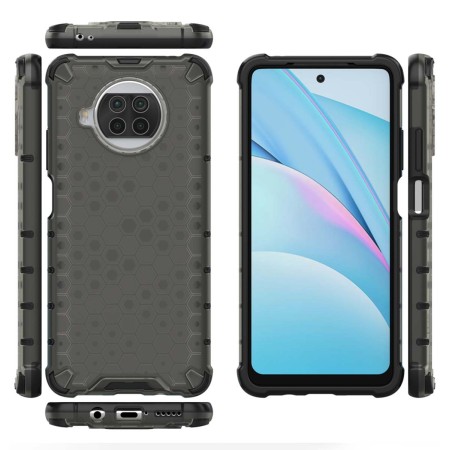 Funda Tipo Honeycomb Armor (Pc+Tpu) Negra para Xiaomi Mi 10T Lite
