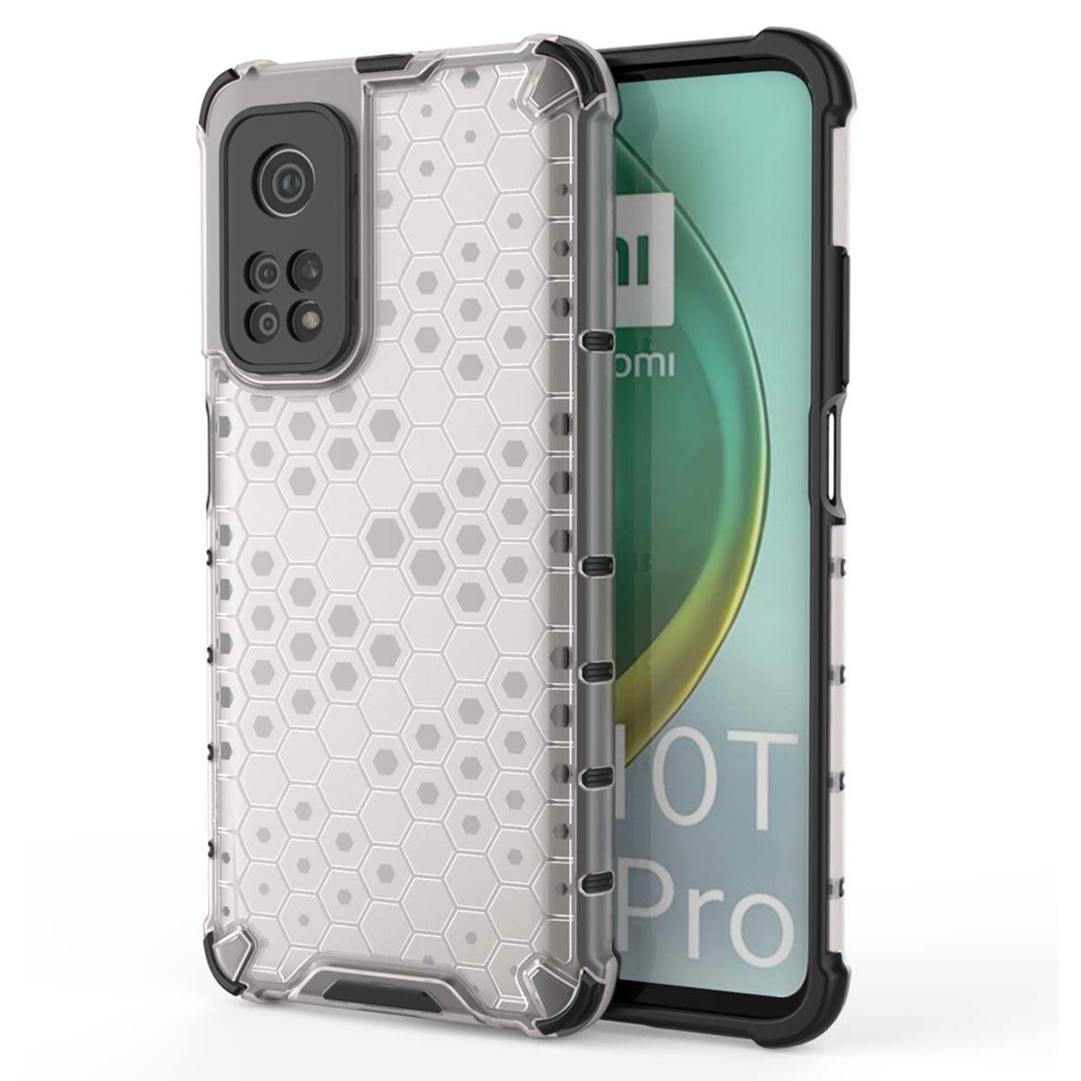 Funda Tipo Honeycomb Armor (Pc+Tpu) Transparente para Xiaomi Mi 10T / MI 10T Pro