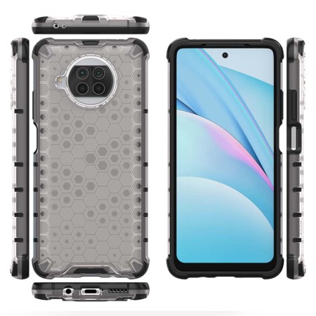 Funda Tipo Honeycomb Armor (Pc+Tpu) Transparente para Xiaomi Mi 10T Lite