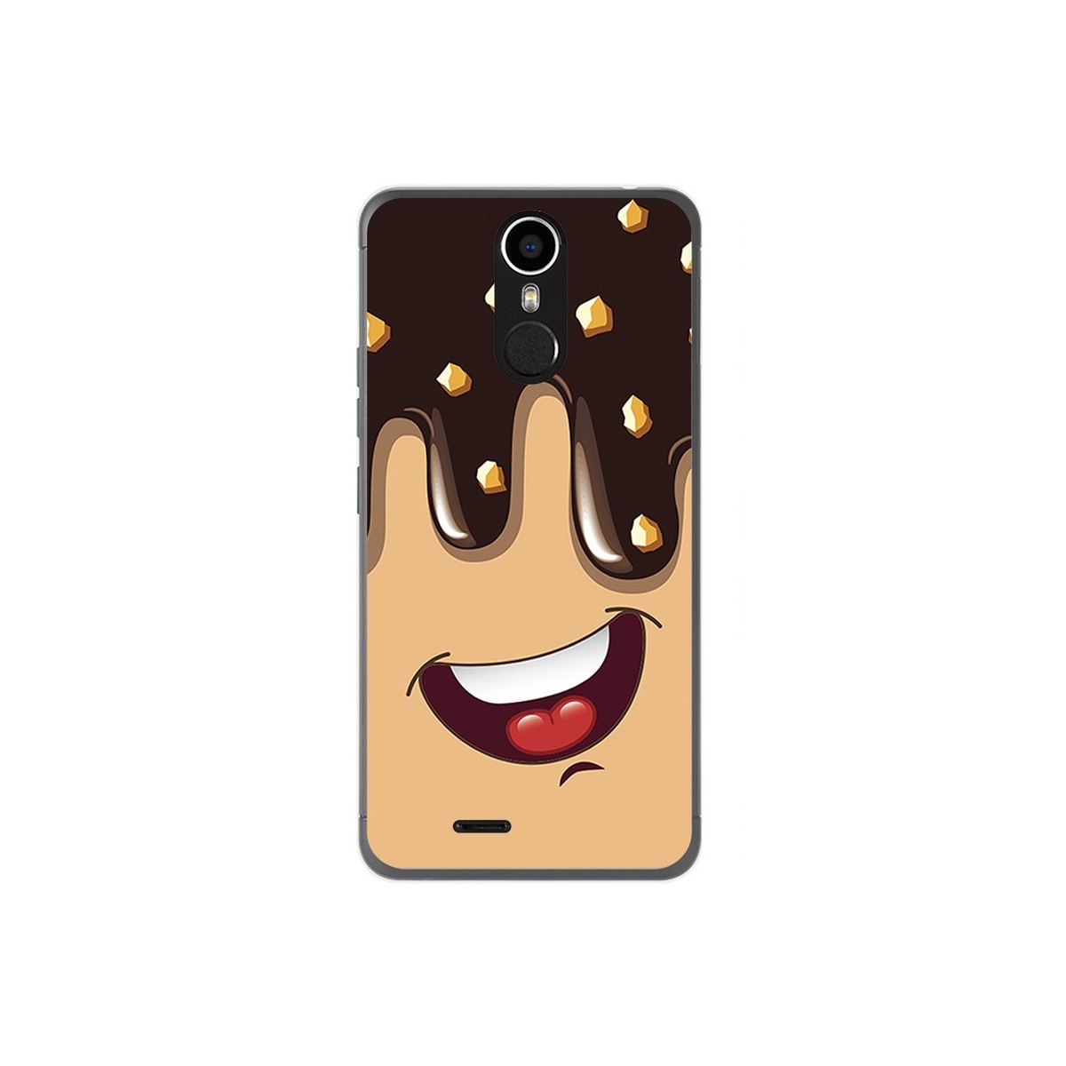 Funda Gel Tpu para Ulefone Metal Diseño Helado Chocolate Dibujos
