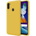 Funda Silicona Líquida Ultra Suave para Samsung Galaxy A11 / M11 color Amarilla