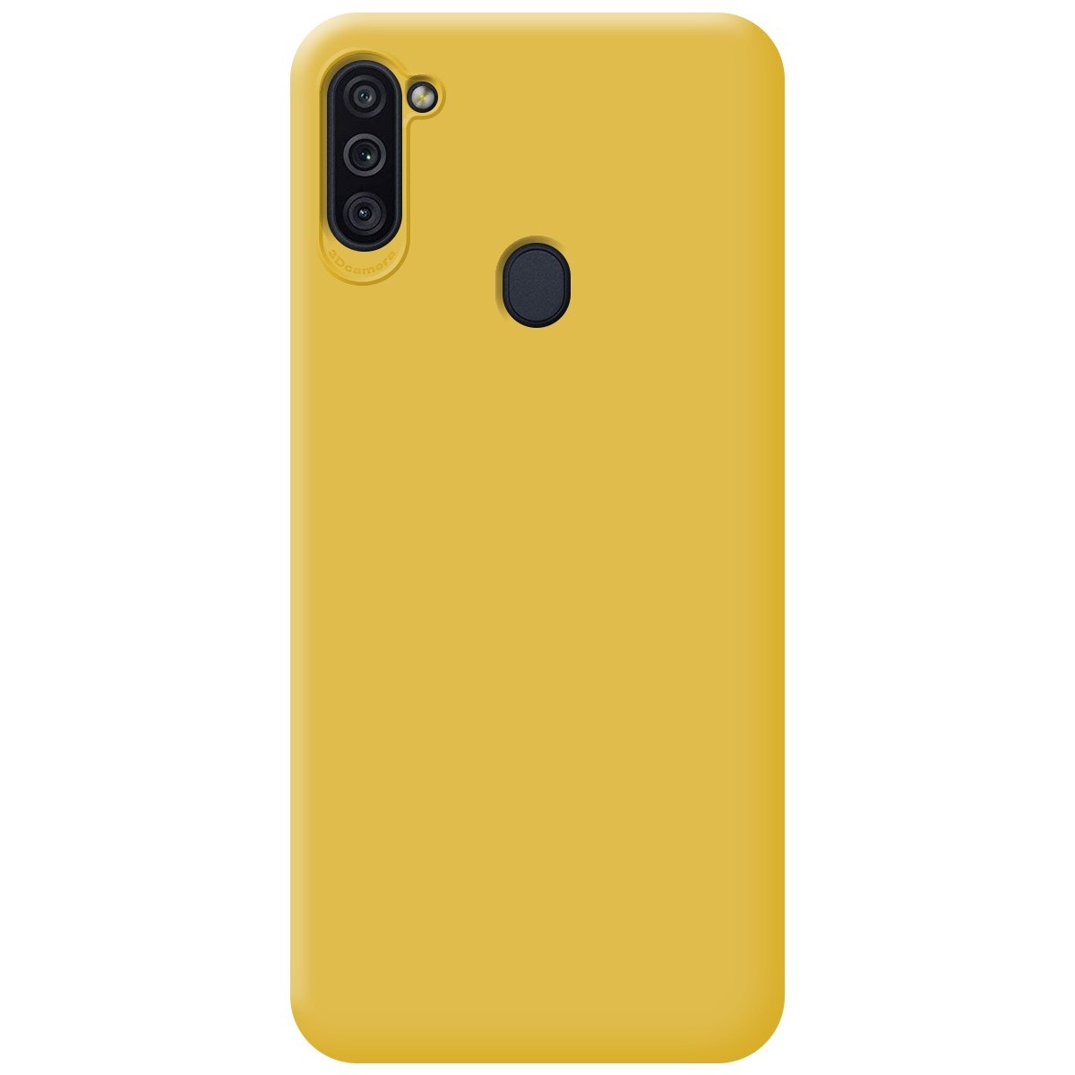 Funda Silicona Líquida Ultra Suave para Samsung Galaxy A11 / M11 color Amarilla