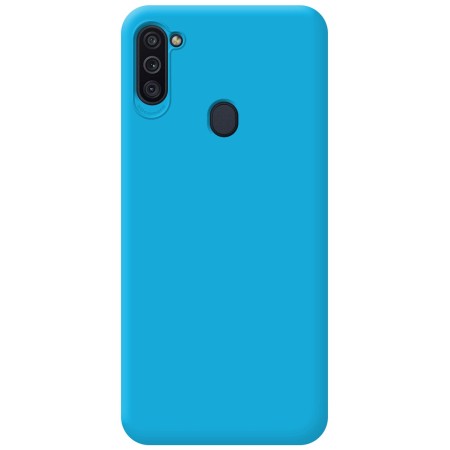 Funda Silicona Líquida Ultra Suave para Samsung Galaxy A11 / M11 color Azul