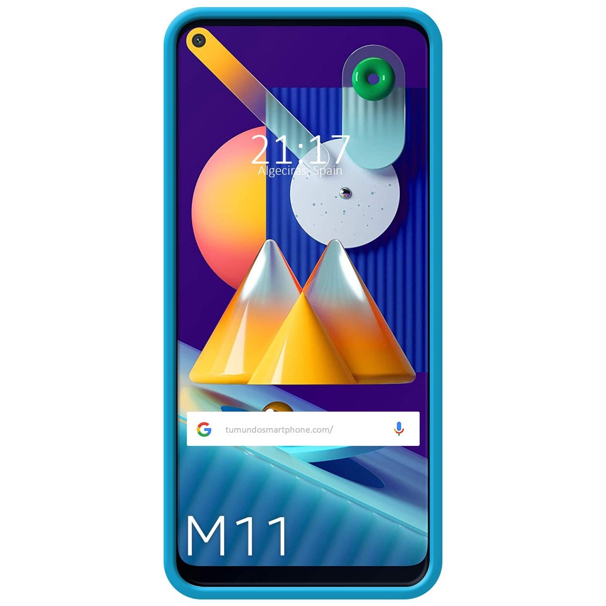 Funda Silicona Líquida Ultra Suave para Samsung Galaxy A11 / M11 color Azul