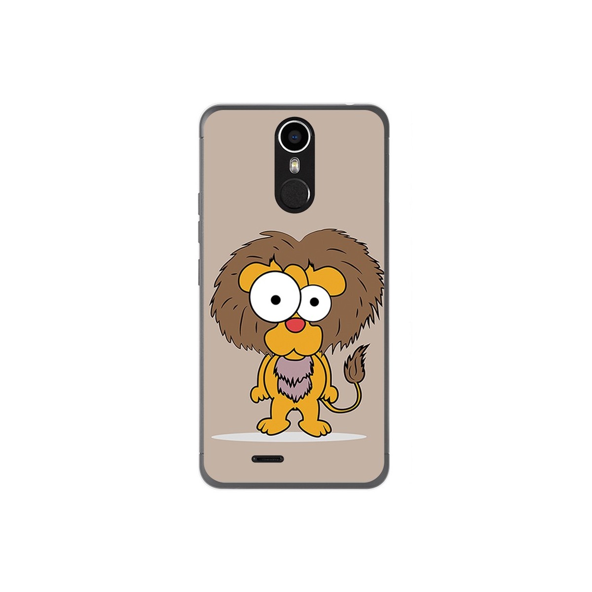 Funda Gel Tpu para Ulefone Metal Diseño Leon Dibujos