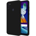 Funda Silicona Líquida Ultra Suave para Samsung Galaxy A11 / M11 color Negra