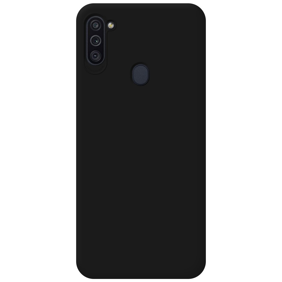 Funda Silicona Líquida Ultra Suave para Samsung Galaxy A11 / M11 color Negra