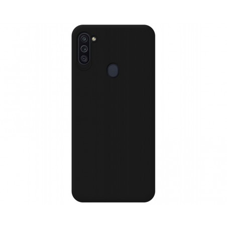 Funda Silicona Líquida Ultra Suave para Samsung Galaxy A11 / M11 color Negra