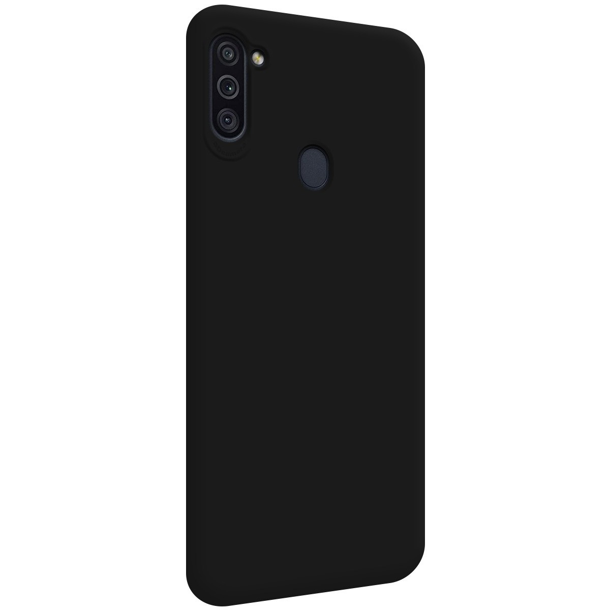 Funda Silicona Líquida Ultra Suave para Samsung Galaxy A11 / M11 color Negra