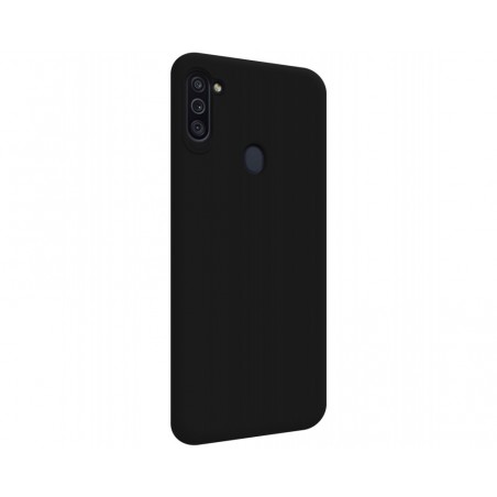 Funda Silicona Líquida Ultra Suave para Samsung Galaxy A11 / M11 color Negra