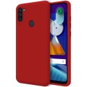 Funda Silicona Líquida Ultra Suave para Samsung Galaxy A11 / M11 color Roja