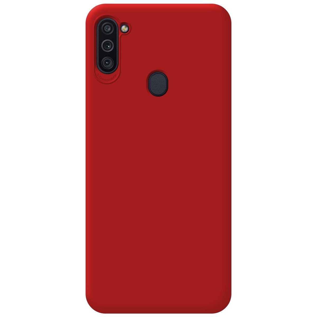 Funda Silicona Líquida Ultra Suave para Samsung Galaxy A11 / M11 color Roja
