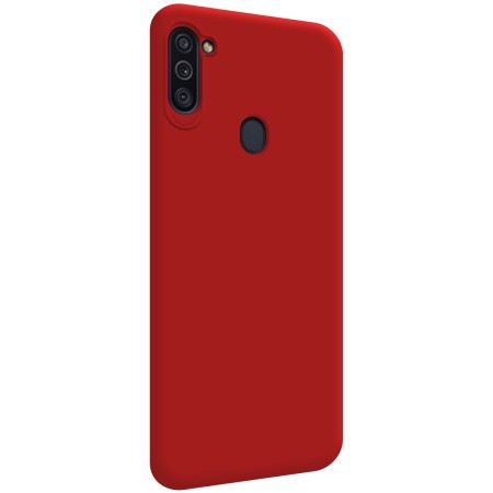 Funda Silicona Líquida Ultra Suave para Samsung Galaxy A11 / M11 color Roja