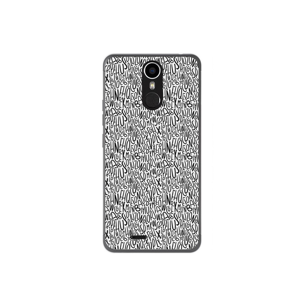 Funda Gel Tpu para Ulefone Metal Diseño Letras Dibujos
