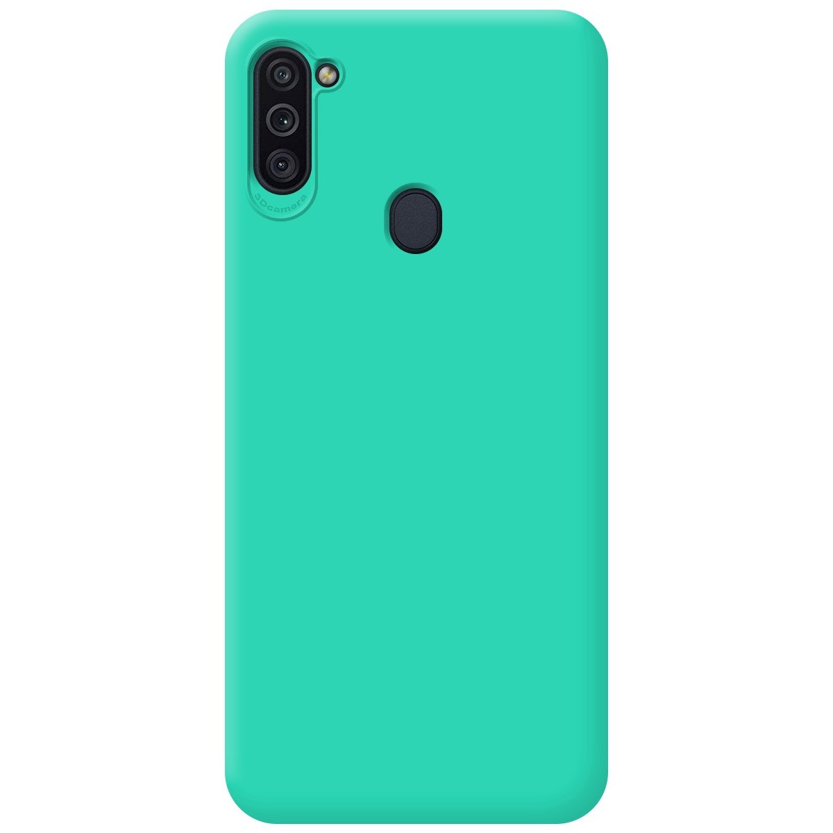 Funda Silicona Líquida Ultra Suave para Samsung Galaxy A11 / M11 color Verde