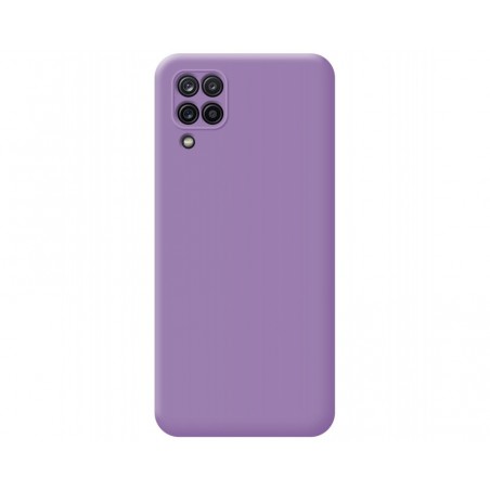 Funda Silicona Líquida Ultra Suave para Samsung Galaxy A12 / M12 color Morada