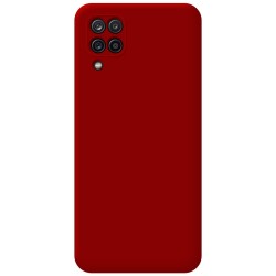 Funda Silicona Líquida Ultra Suave para Samsung Galaxy A12 / M12 color Roja 2
