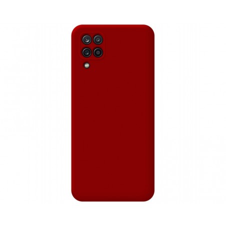 Funda Silicona Líquida Ultra Suave para Samsung Galaxy A12 / M12 color Roja