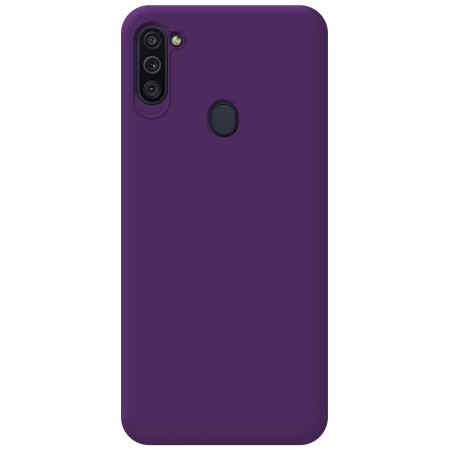 Funda Silicona Líquida Ultra Suave para Samsung Galaxy A11 / M11 color Morada