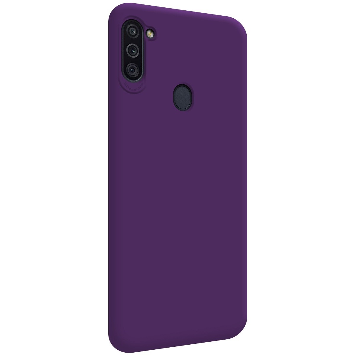 Funda Silicona Líquida Ultra Suave para Samsung Galaxy A11 / M11 color Morada
