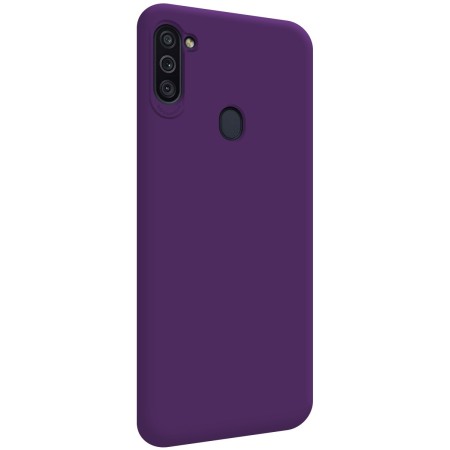 Funda Silicona Líquida Ultra Suave para Samsung Galaxy A11 / M11 color Morada