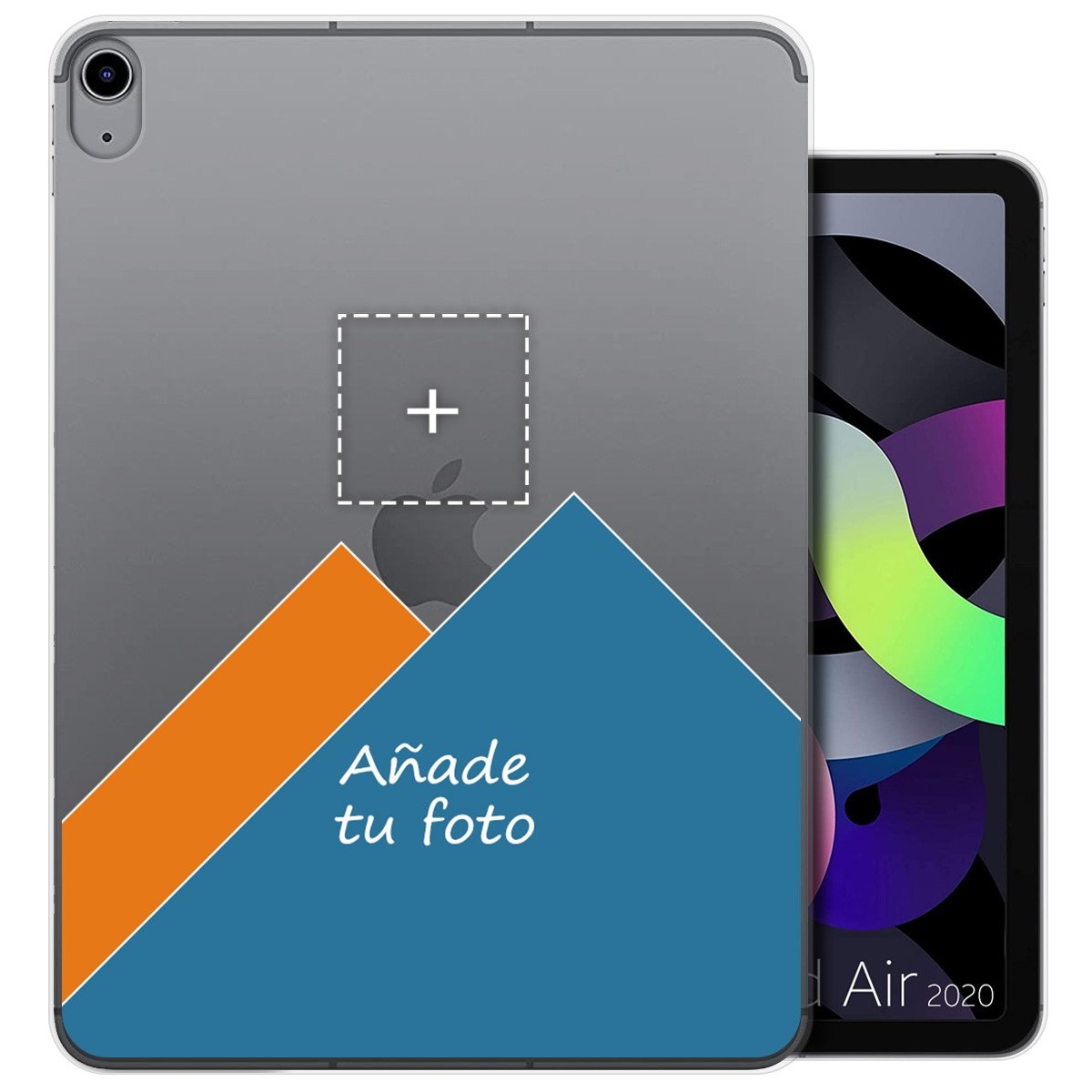Personaliza tu Funda Gel Silicona Transparente con tu Fotografia para iPad Air 10.9 (2020) 4ª Gen. / iPad Pro 2018 3ª Gen.