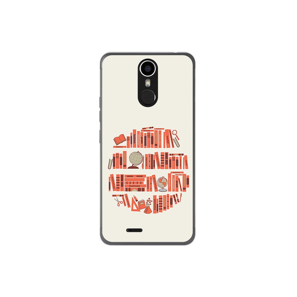 Funda Gel Tpu para Ulefone Metal Diseño Mundo Libro Dibujos