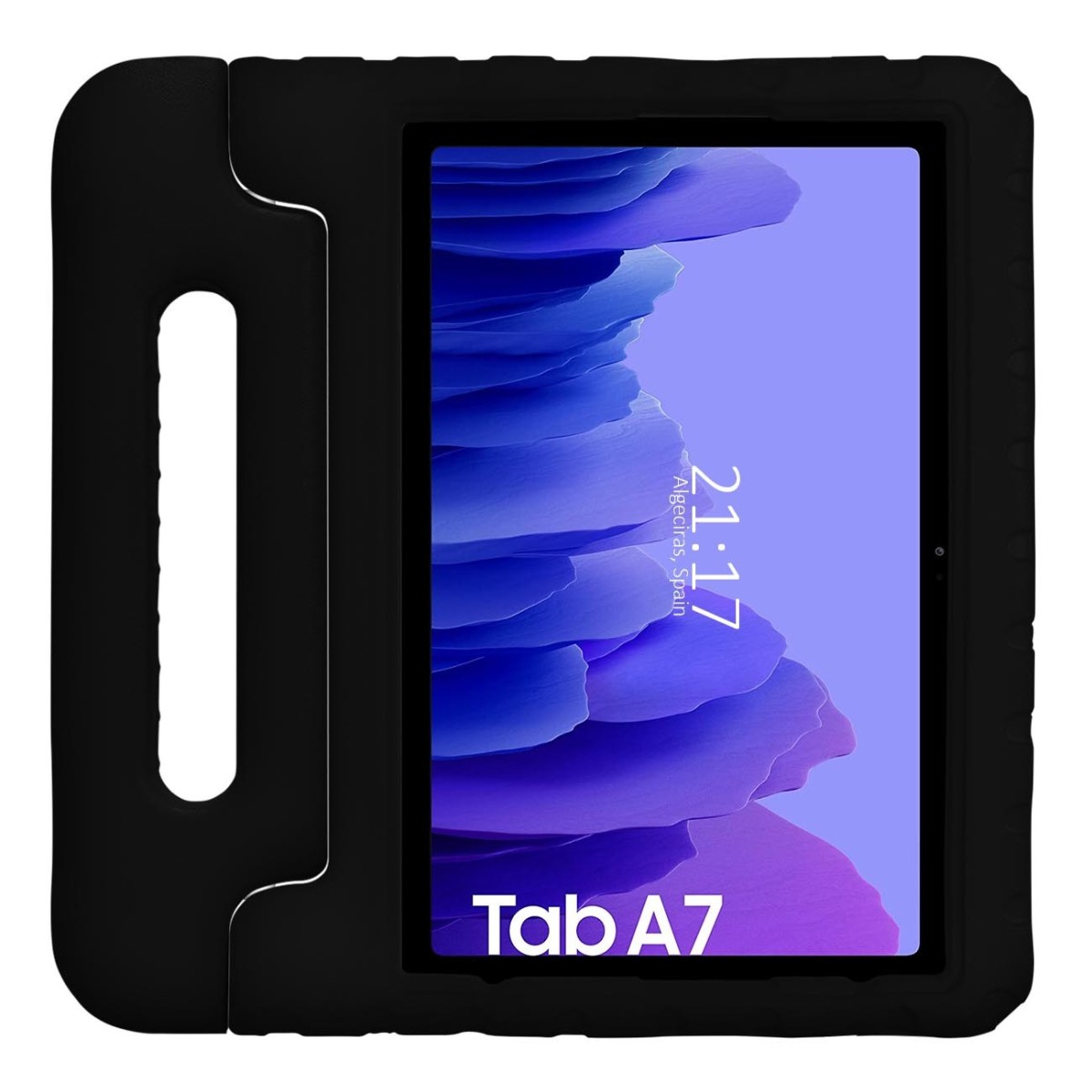 Funda Infantil Antigolpes con Asa para Samsung Galaxy Tab A7 (2020) T500 color Negra