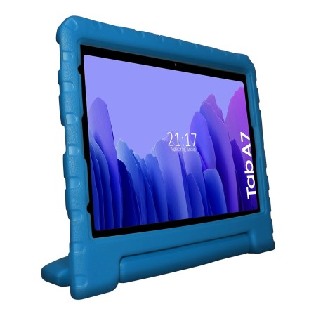 Funda Infantil Antigolpes con Asa para Samsung Galaxy Tab A7 (2020) T500 color Azul