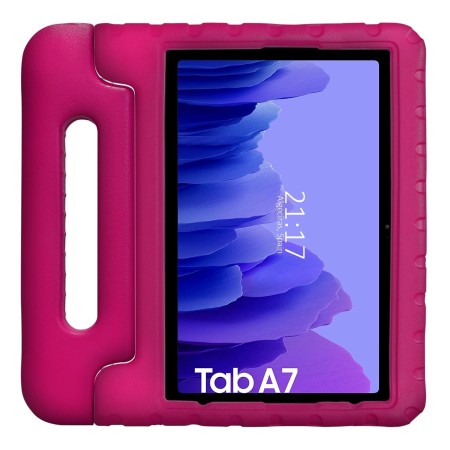 Funda Infantil Antigolpes con Asa para Samsung Galaxy Tab A7 (2020) T500 color Rosa