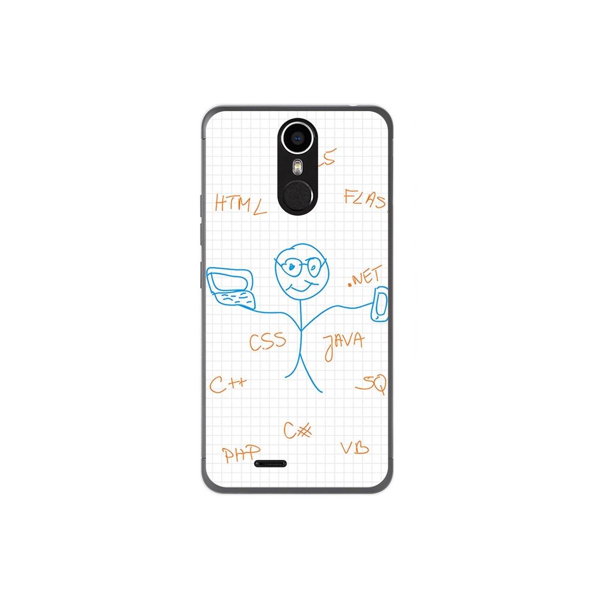 Funda Gel Tpu para Ulefone Metal Diseño Informatico Dibujos