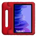Funda Infantil Antigolpes con Asa para Samsung Galaxy Tab A7 (2020) T500 color Roja