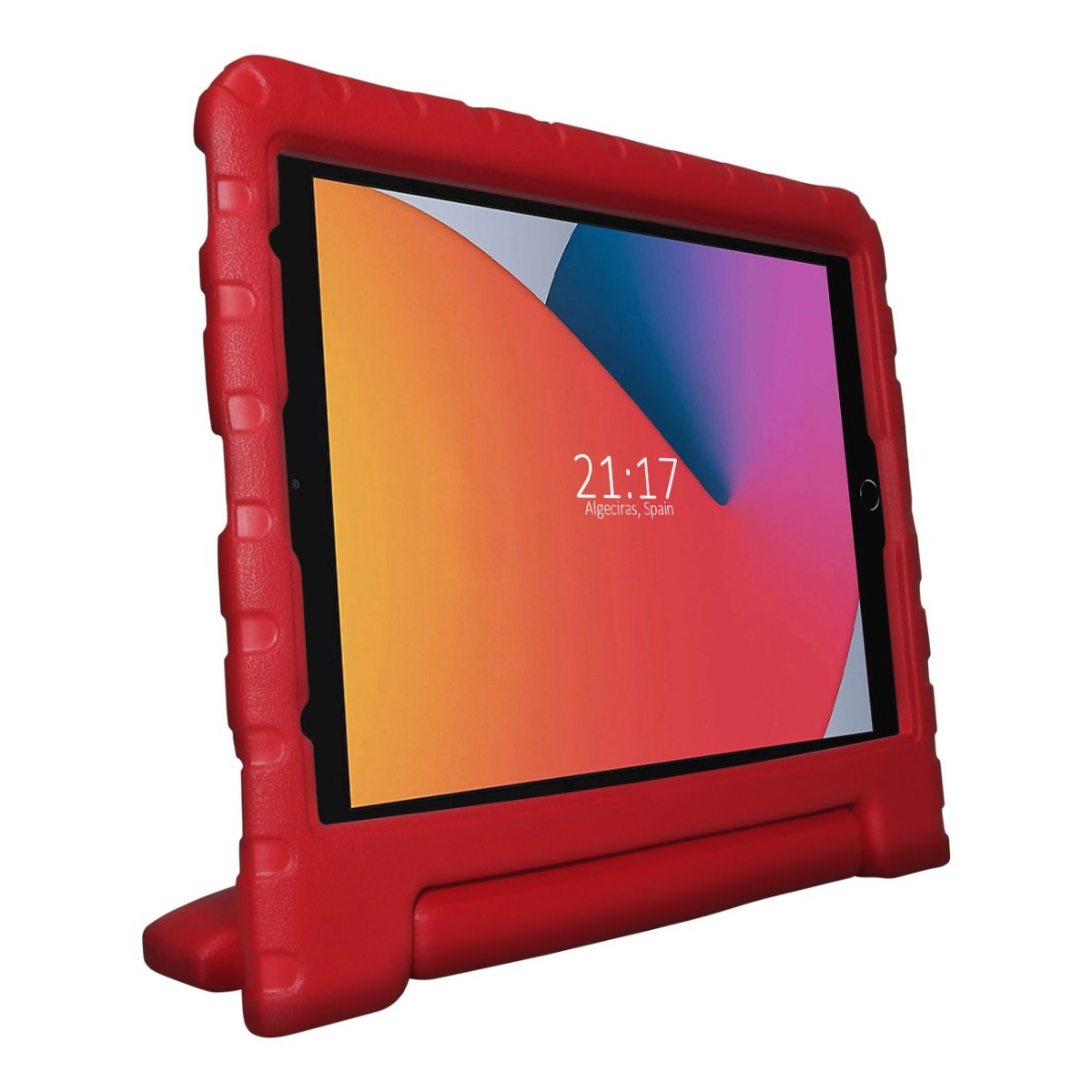Funda Infantil Antigolpes con Asa para iPad 10.2 (2020) 8ª Gen. / (2019) 7ª Gen. color Roja