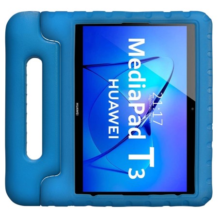 Funda Infantil Antigolpes con Asa para Huawei MediaPad T3 color Azul