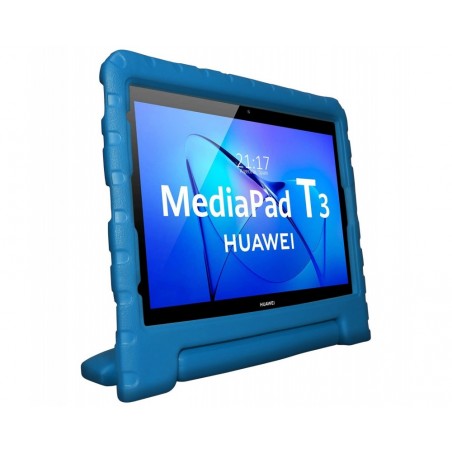 Funda Infantil Antigolpes con Asa para Huawei MediaPad T3 color Azul