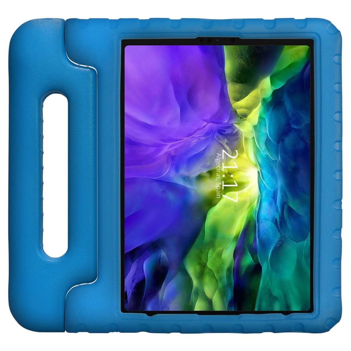 Funda Infantil Antigolpes con Asa para iPad Pro 11 (2020) 2ª Gen. color Azul
