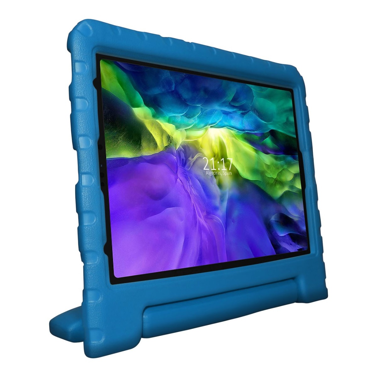 Funda Infantil Antigolpes con Asa para iPad Pro 11 (2020) 2ª Gen. color Azul