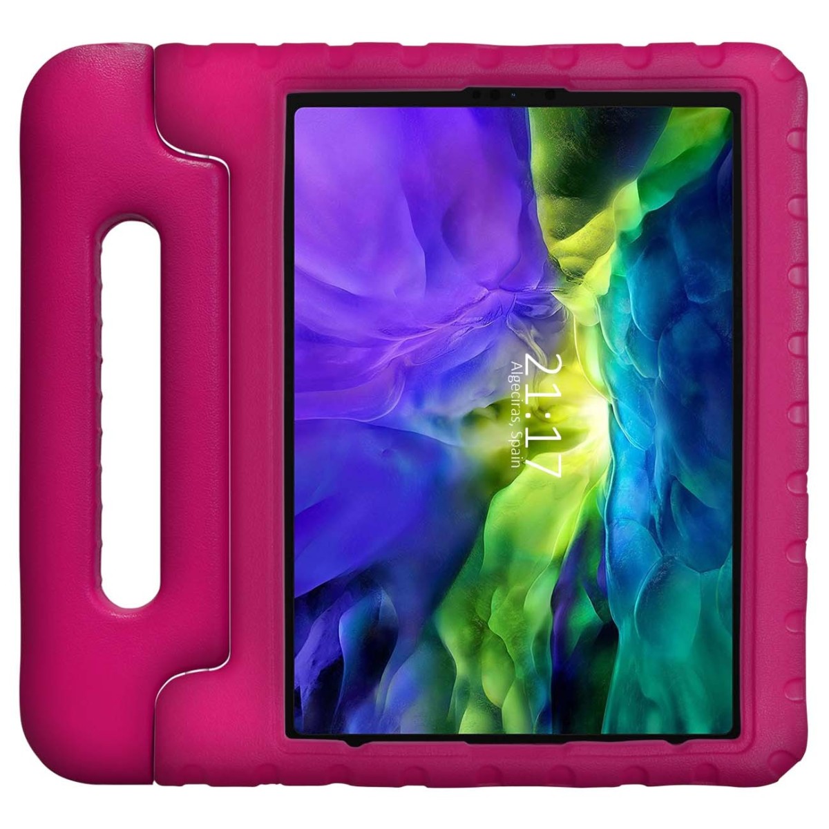 Funda Infantil Antigolpes con Asa para iPad Pro 11 (2020) 2ª Gen. color Rosa