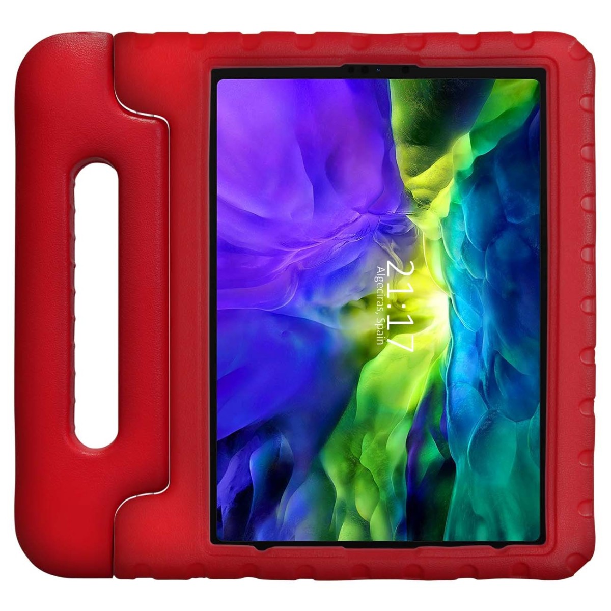 Funda Infantil Antigolpes con Asa para iPad Pro 11 (2020) 2ª Gen. color Roja